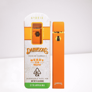 Dabwoods Full Gram Disposable Vape- Strawnana