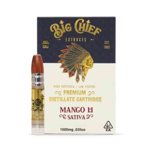 Big Chief THC Cartridge 1G – Mango