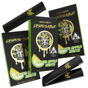 Muha Disposable Green Apple Runtz 1g