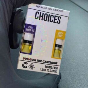 Choices Vape cartridges King Louie Og X Juicy Fruit