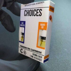 Choices Vape cartridges Mars OG