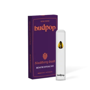 Budpop Delta 8 Disposable Vape Pen – Blackberry Kush