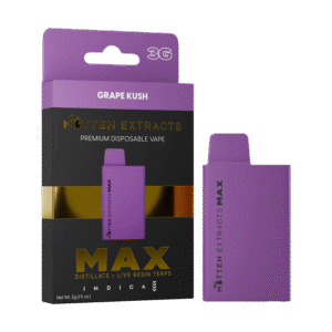 Grape Kush MAX Disposable Vape 3g