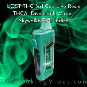 LOST THC 3rd Gen 7gr Live Resin THCA D8 THCP Disposable Vape – Skywalker OG Indica