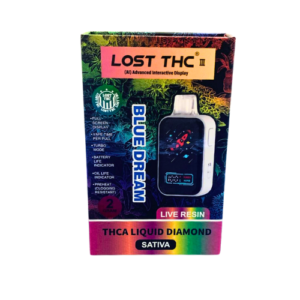 LOST THC 3rd Gen AI 2gr Live Resin Disposable Vape – Blue Dream Sativa