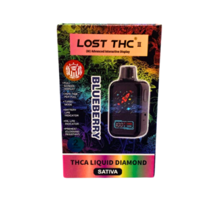 LOST THC 3rd Gen AI 2gr Live Resin Disposable Vape – Blueberry Sativa