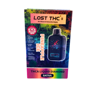 LOST THC 3rd Gen AI 2gr Live Resin Disposable Vape – Pineapple Ice Sativa